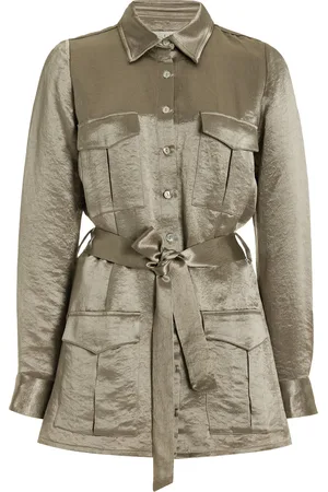 Usisi Sister Eloise Satin Jacket - - XS - Moda Operandi