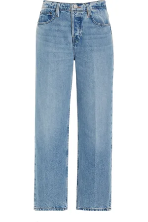 Frame The Slouchy Rigid Low-Rise Straight-Leg Jeans - - 26 - Moda Operandi
