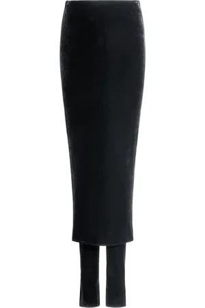 Alaïa Velvet Skirt Pants - - FR 38 - Moda Operandi