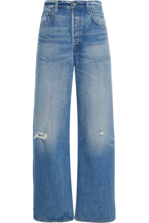 Citizens of Humanity Ayla Distressed Rigid High-Rise Baggy Jeans - - 24 - Moda Operandi