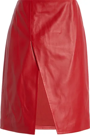 Loulou de Saison Ekare Leather Skirt - - EU 34 - Moda Operandi