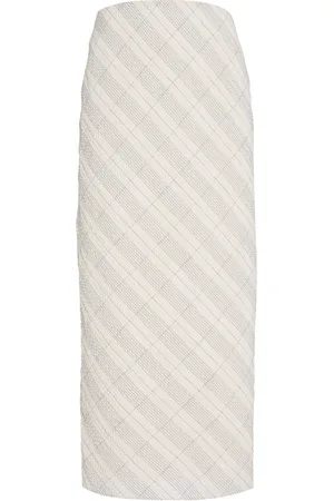 Anna Quan Paulina Tartan-Checked Cotton-Blend Skirt - - AU 8 - Moda Operandi
