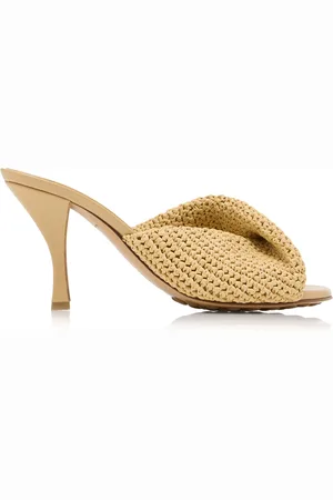 Bottega Veneta Blink Crocheted Raffia Mules - - IT 36 - Moda Operandi