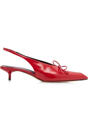 Jacquemus Cubisto Leather Slingback Pumps - - IT 35 - Moda Operandi