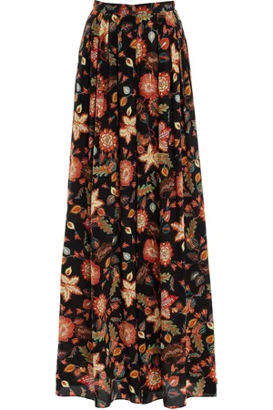 ULLA JOHNSON Linnea Silk Wide-Leg Pants - - US 10 - Moda Operandi