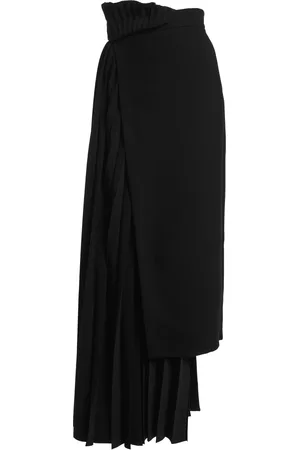 A.W.A.K.E. MODE Asymmetrical Pleated Midi Skirt - - FR 34 - Moda Operandi