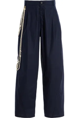 DARKPARK Phebe Pearl-Embellished Cotton Wide-Leg Pants - - FR 44 - Moda Operandi