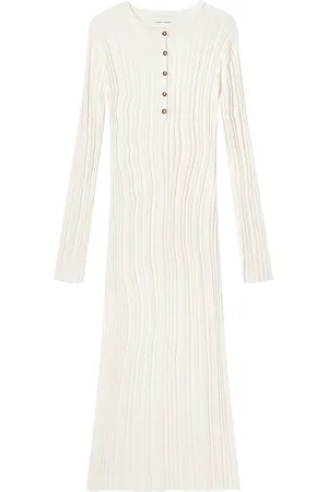 Loulou de Saison Eldara Ribbed Silk-Cotton Maxi Dress - - XS - Moda Operandi