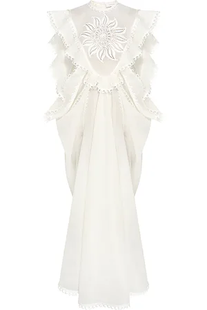 ZIMMERMANN Balance Waterfall Dress - - S - Moda Operandi