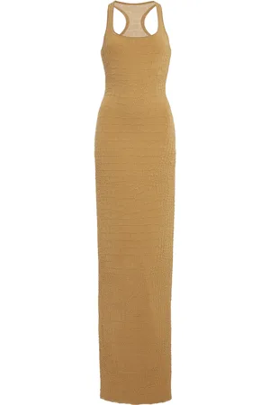 Jacquemus Scala Croc-Knit Maxi Tank Dress - - FR 36 - Moda Operandi