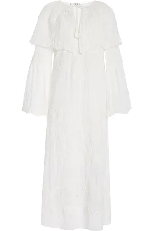 SEA Cotton Lace Maxi Dress - - XS - Moda Operandi