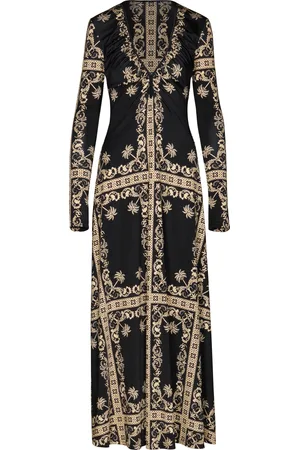 JOHANNA ORTIZ Alma Bordada Ruched Jersey Maxi Dress - - US 2 - Moda Operandi