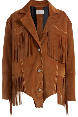 COPERNI Suede Fringed Body Jacket - - S - Moda Operandi