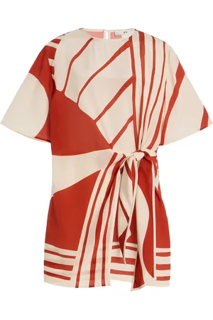 SIR Exclusive Riviera Calla Silk Crepe de Chine Mini Dress - - 0 - Moda Operandi