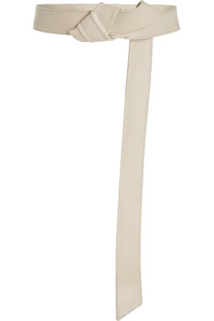 BRANDON MAXWELL The Cleo Knotted Leather Belt - - M/L - Moda Operandi