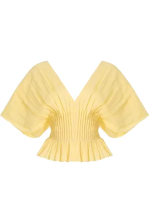 SEA Zora Pleated Voile Top - - US 10 - Moda Operandi