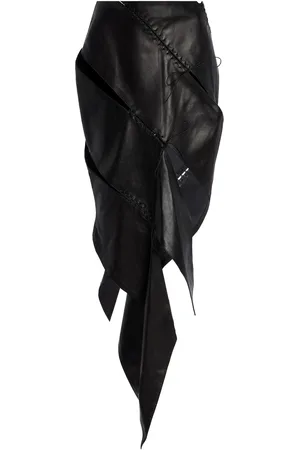Ludovic De Saint Sernin Emma Leather Skirt - - S - Moda Operandi