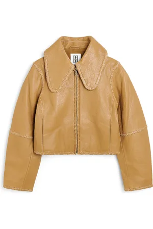 By Malene Birger Rowani Leather Jacket - - EU 38 - Moda Operandi