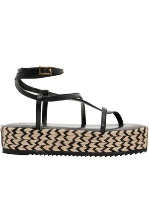 JOHANNA ORTIZ Barbor Leather Platform Sandals - - IT 37 - Moda Operandi