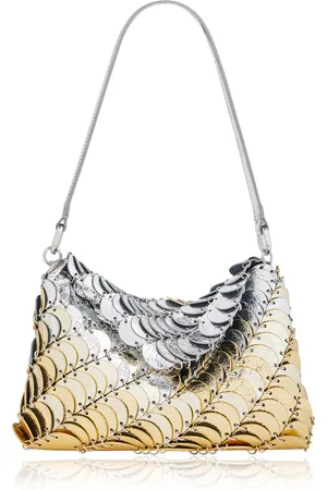 Paco rabanne Leather-Paillette Shoulder Bag - - OS - Moda Operandi