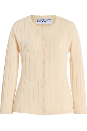 Matthew Bruch Ribbed Knit Cardigan - - M - Moda Operandi