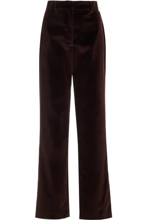 Usisi Sister Charlotte Cotton-Velvet Trousers - - S - Moda Operandi