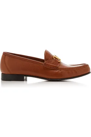 VALENTINO GARAVANI VLogo Leather Loafers - - IT 36 - Moda Operandi