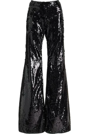 FRANCOISE Exclusive Zaoua Sequined Flared-Leg Pants - - FR 34 - Moda Operandi