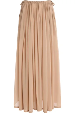 Serafini Gathered Stretch-Tulle Maxi Skirt - - IT 40 - Moda Operandi
