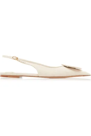 Jacquemus Duelo P Canvas Slingback Flats - - FR 37 - Moda Operandi