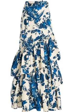 Cara Cara Priya Rosehip-Printed Cotton Skirt - - US 4 - Moda Operandi