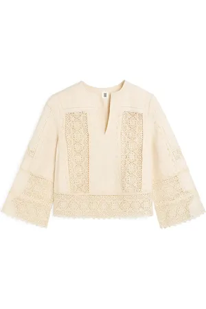 By Malene Birger Donna Embroidered Cotton Top - - EU 38 - Moda Operandi