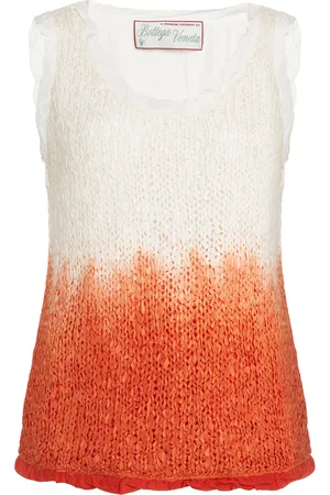 Bottega Veneta Lightweight Wool Silk Overdye Knit Tank Top - - IT 40 - Moda Operandi