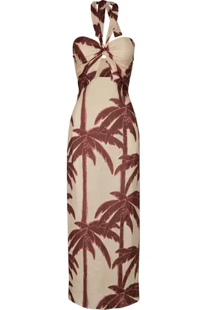 JOHANNA ORTIZ Water Adventure Printed Linen Maxi Dress - - US 12 - Moda Operandi