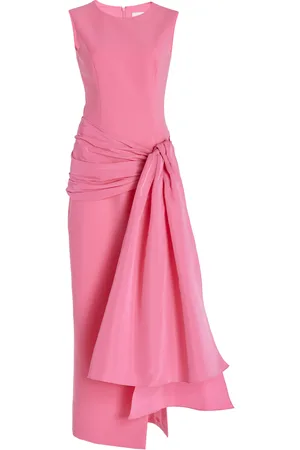 Carolina Herrera Embellished Crepe Midi Dress - - US 00 - Moda Operandi