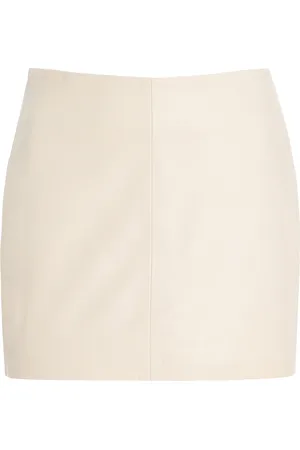 St Agni Exclusive Leather Mini Skirt - - XS - Moda Operandi