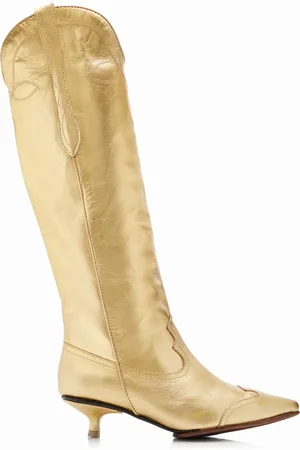 JOHANNA ORTIZ Composed Of Love Metallic Leather Boots - - IT 36 - Moda Operandi