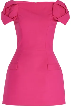 Oscar de la Renta Stretch-Wool Mini Dress - - US 0 - Moda Operandi
