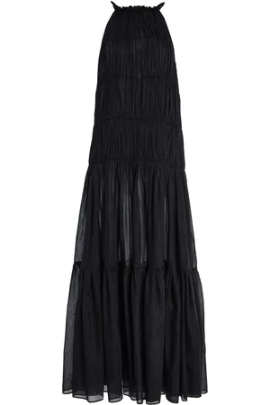 More Noir Philippa Cotton-Silk Voile Dress - - XS - Moda Operandi