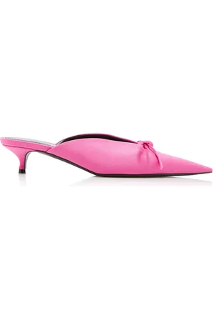 Balenciaga Knife Bow-Detailed Mules - - IT 36 - Moda Operandi