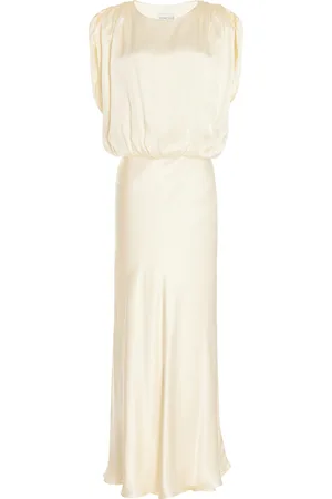 More Noir Victoria Satin Maxi Dress - - XS - Moda Operandi