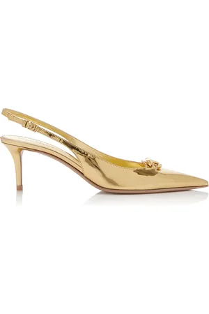 VALENTINO GARAVANI The Bold Edition Leather Slingback Pumps - - IT 39 - Moda Operandi