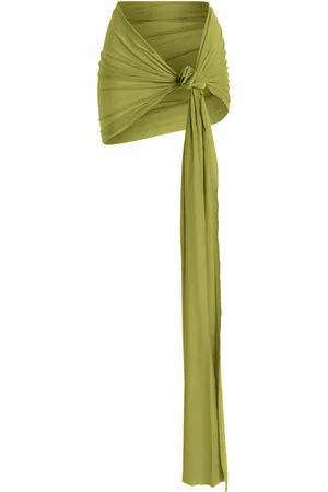 Maygel Coronel Pestagua Mini Wrap Skirt - - OS - Moda Operandi