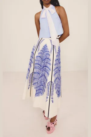 Giambattista Valli Printed Cotton Poplin Maxi Skirt - - IT 40 - Moda Operandi