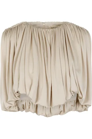 Heirlome Serena Pleated Silk Top - - L - Moda Operandi