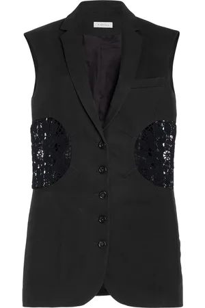 Diotima Olivier Wool Long Vest - - 3 - Moda Operandi