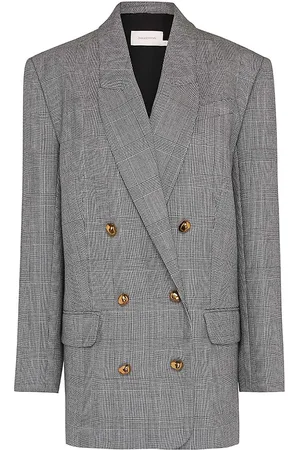 ZIMMERMANN Crush Oversized Wool-Blend Blazer - - 0 - Moda Operandi