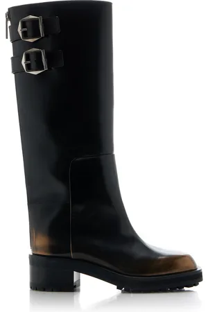 Jimmy Choo Brooklyn Leather Knee Boots - - IT 36.5 - Moda Operandi