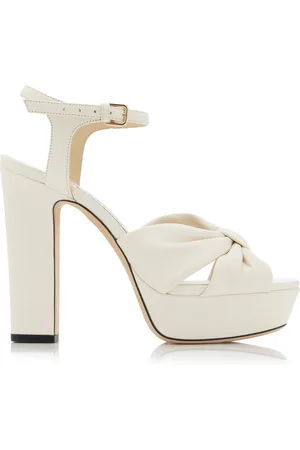 Jimmy Choo Heloise Leather Platform Sandals - - IT 39 - Moda Operandi