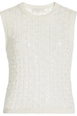ZIMMERMANN Wylie Cropped Cotton Tank Top - - 3 - Moda Operandi